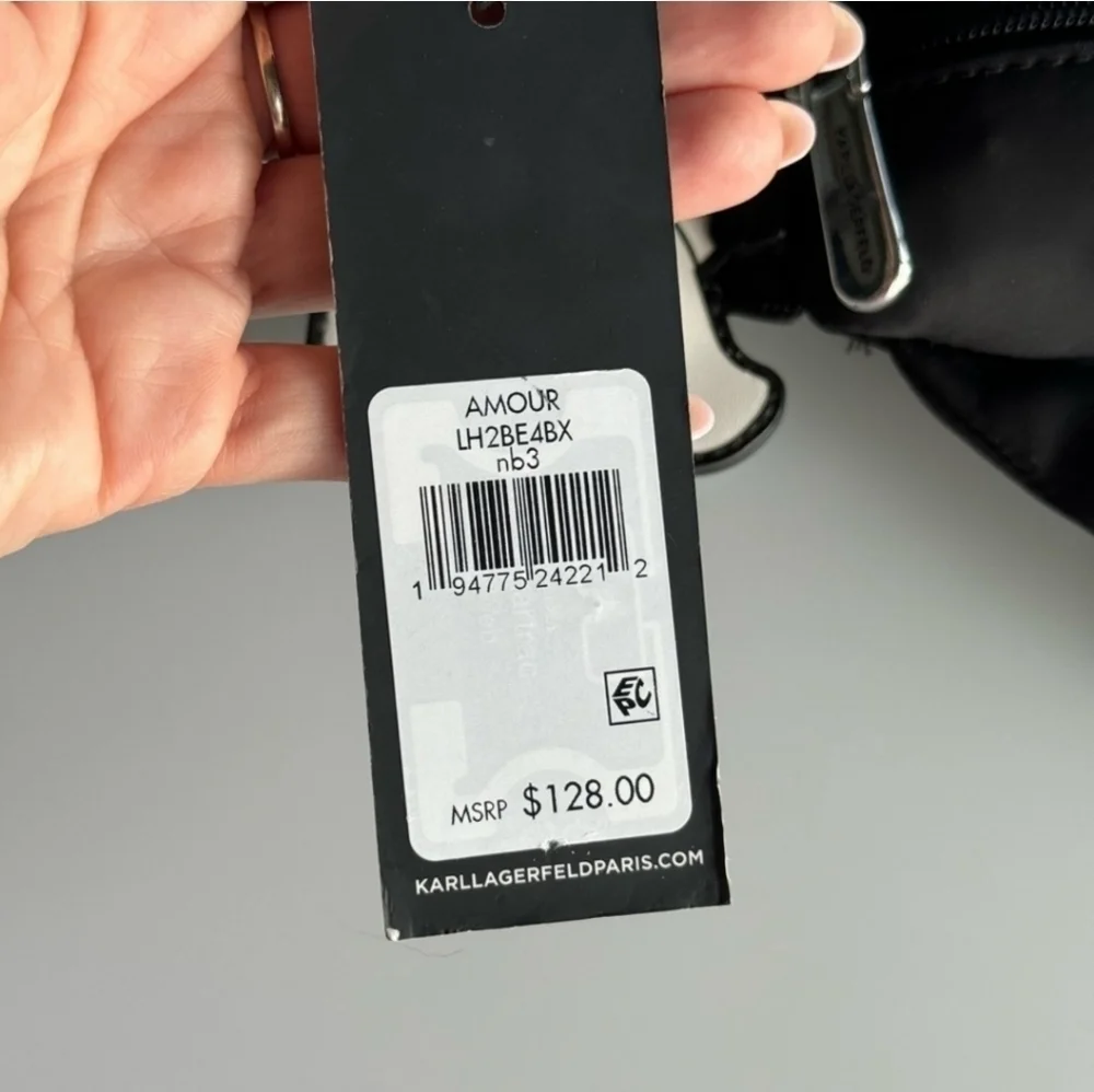 NWT Karl Lagerfeld tote keychain - Picture 5 of 6